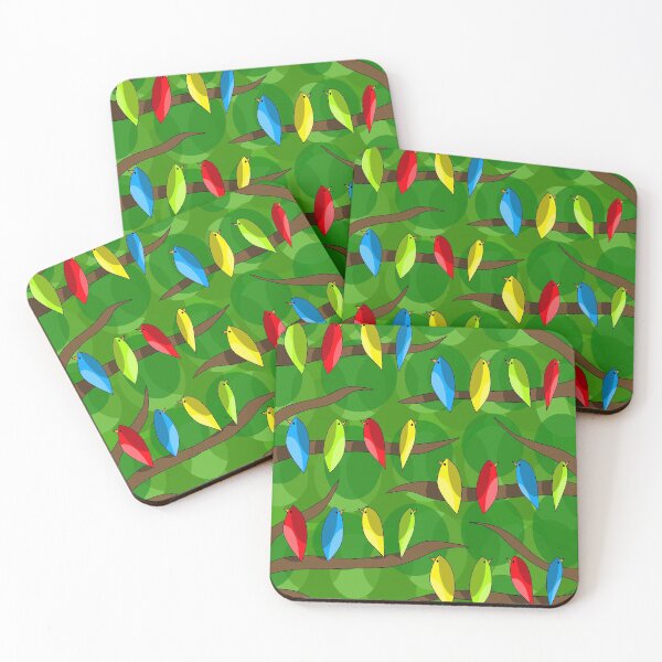 Item preview, Parrots flock  designed and sold by ValentinaHramov.