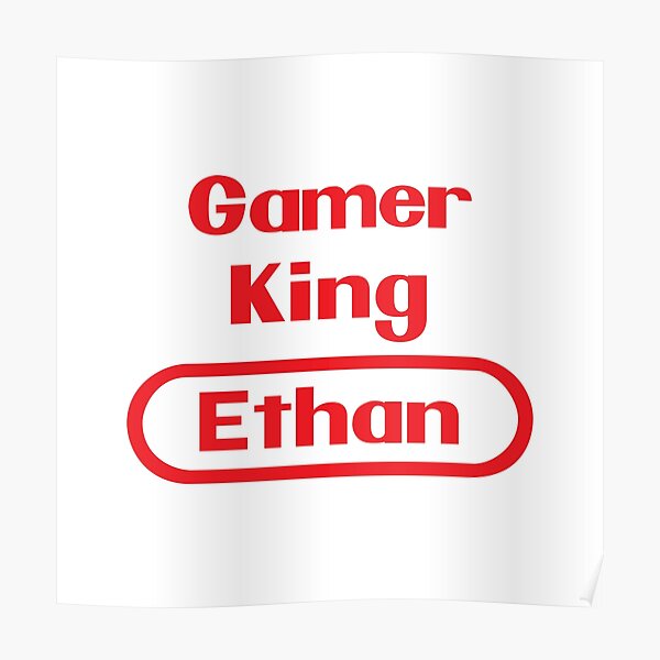 Ethan Gamer Posters Redbubble - roblox youtube ethan gamer tv icon