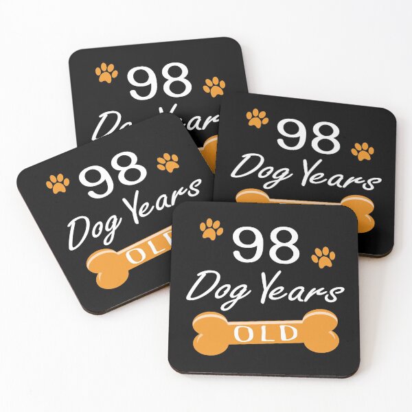 Item preview, 98 Dog Years Old Funny 14th Birthday Puppy Lover design designed and sold by Grabitees.