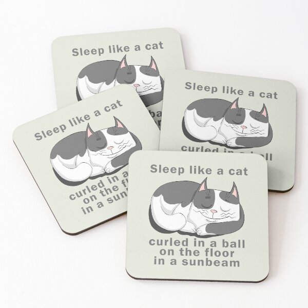 Item preview, Sleep like a cat ... designed and sold by Dark Angel Graphics.