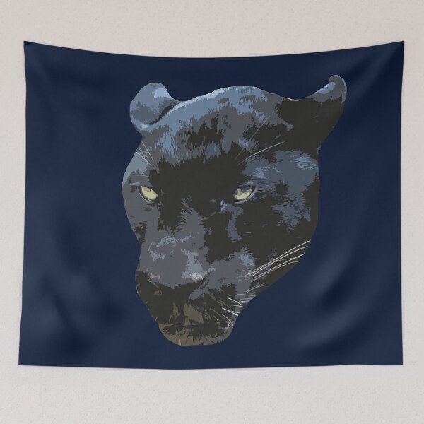 Item preview, Black Leopard Head designed and sold by WildandDivine.