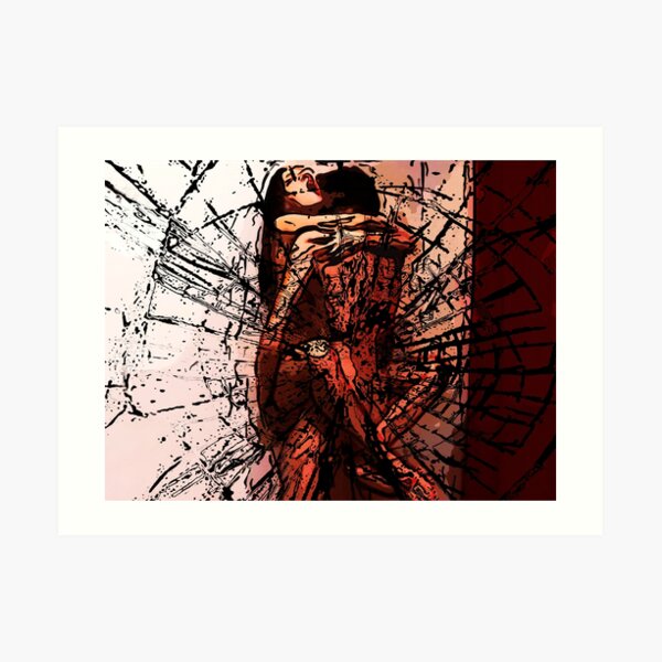 Orgasm! Against the Wall! Art Print