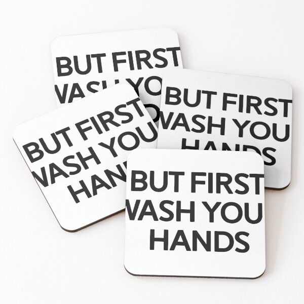 Item preview, But first, wash your hands designed and sold by Profashionall.