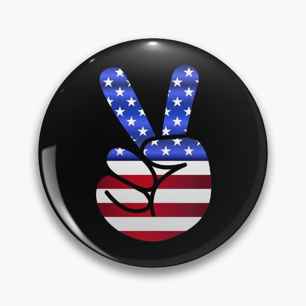 Item preview, American Peace Sign designed and sold by Passiestickers.