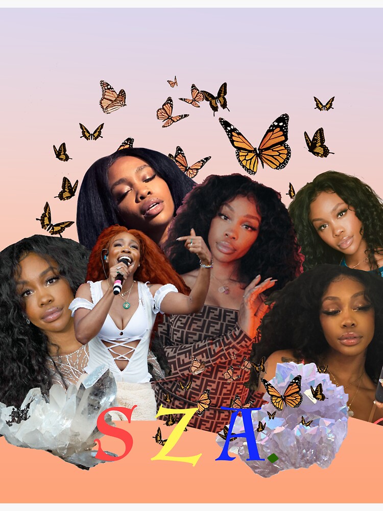 "SZA Collage" Sticker by laurensession | Redbubble