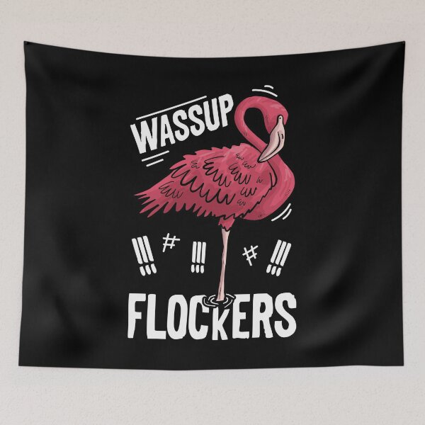 Item preview, Wassup Flockers Flamingo Shirt for Women Girls Kids Boys Men Bird Lover Gift designed and sold by LiqueGifts.