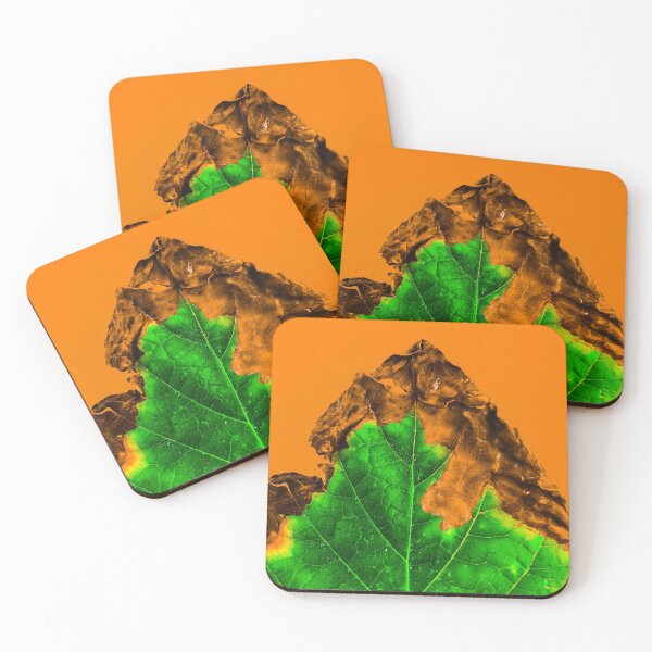Item preview, close up burning green leaf designed and sold by Mrvell.