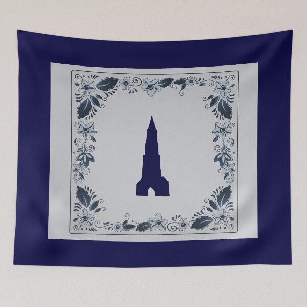 Item preview, Delft blue tile New Church in Delft designed and sold by kultjers.