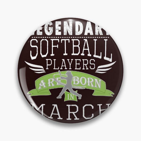 Item preview, Legendary Softball are born in March for boys designed and sold by LGamble12345.