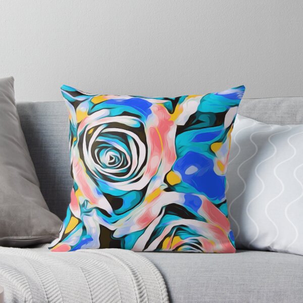 Item preview, blue pink white and yellow roses designed and sold by Mrvell.