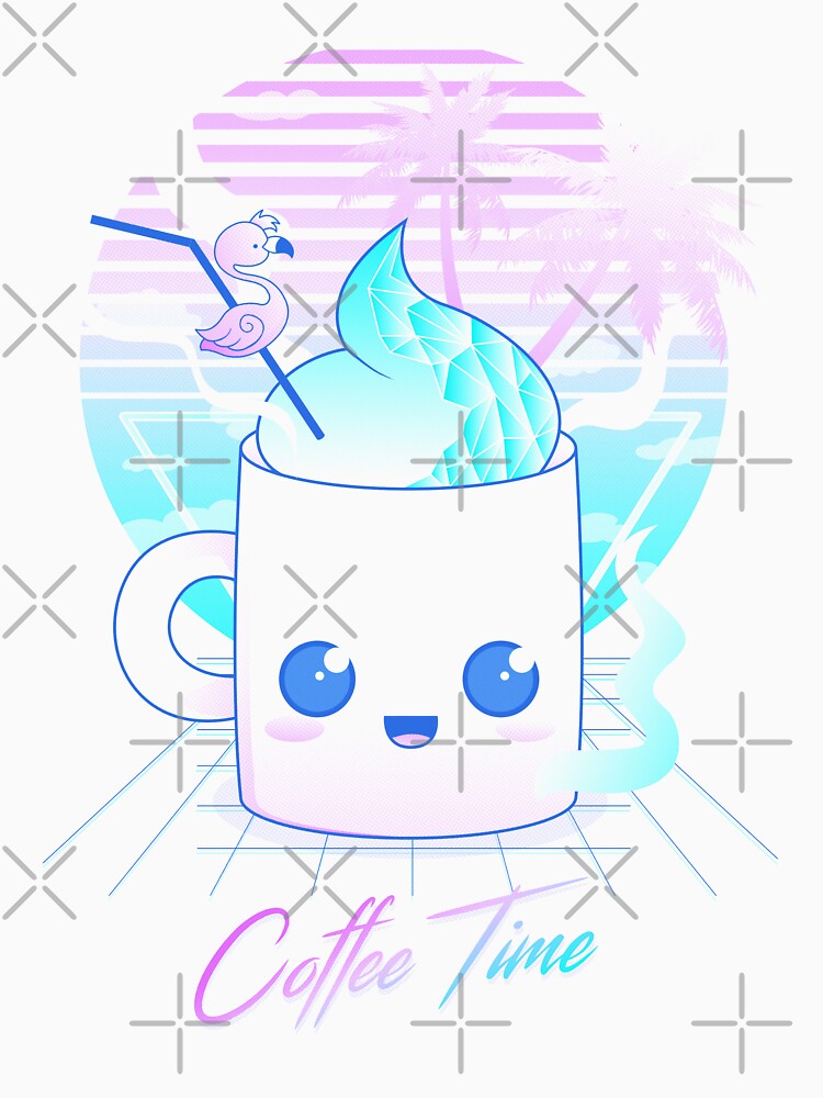 Thumbnail 7 of 7, Essential T-Shirt, Coffee Time designed and sold by Donnie Art.