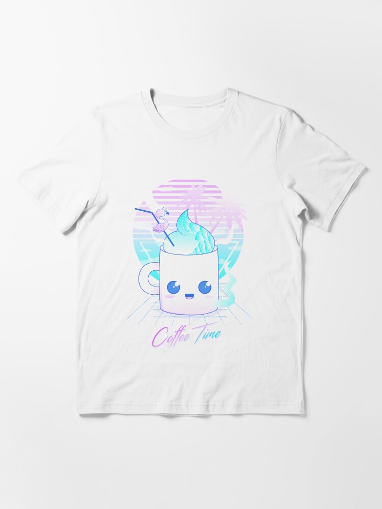 Thumbnail 2 of 7, Essential T-Shirt, Coffee Time designed and sold by Donnie Art.