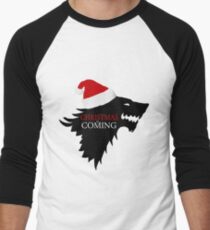 Christmas is coming Men's Baseball ¾ T-Shirt