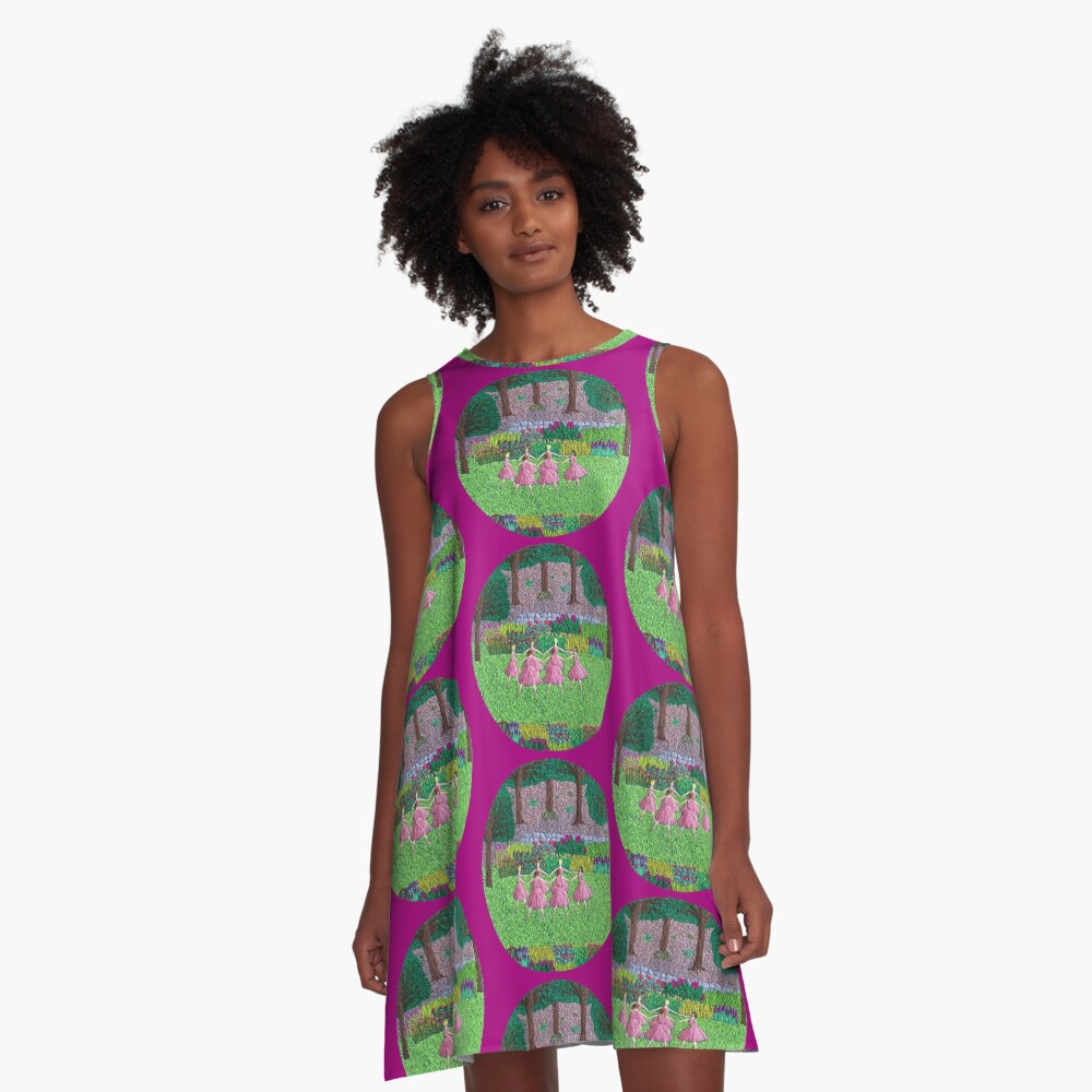Item preview, A-Line Dress designed and sold by SewingSongbird.
