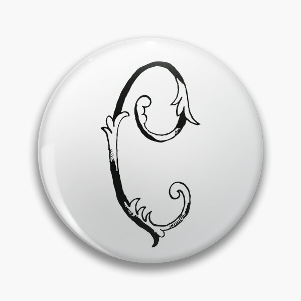 Item preview, Vintage Black and White Monogram C designed and sold by Vintage-TM.