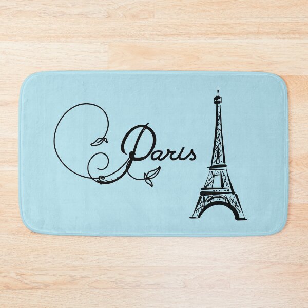 Item preview, Paris Eiffel Tower in Pale Blue designed and sold by aprincessinsp.