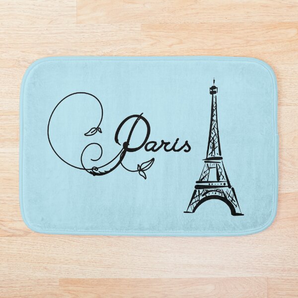 Item preview, Paris Eiffel Tower in Pale Blue designed and sold by aprincessinsp.