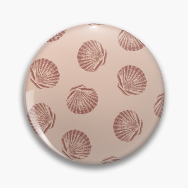 Item preview, Peach Seashell Pattern designed and sold by Samm Poirier.