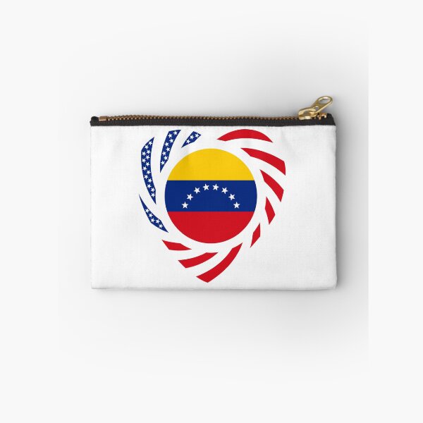 Item preview, Venezuelan American Multinational Patriot Flag Series (Heart) designed and sold by Carbon-Fibre Media.