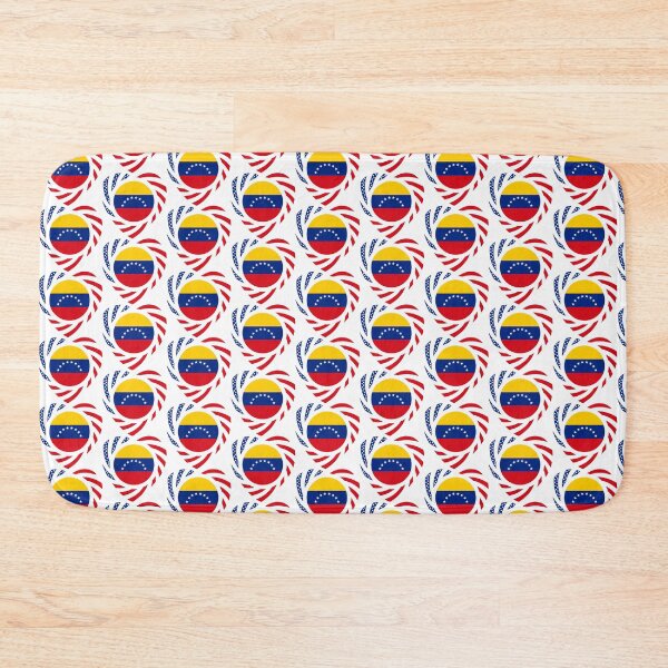 Item preview, Venezuelan American Multinational Patriot Flag Series (Heart) designed and sold by Carbon-Fibre Media.