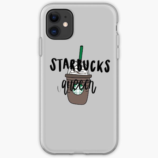Starbucks queen with Starbucks drink iPhone Soft Case