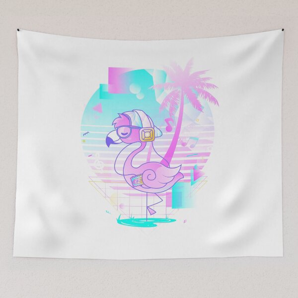 Item preview, Retro Flamingo designed and sold by DonnieArts.
