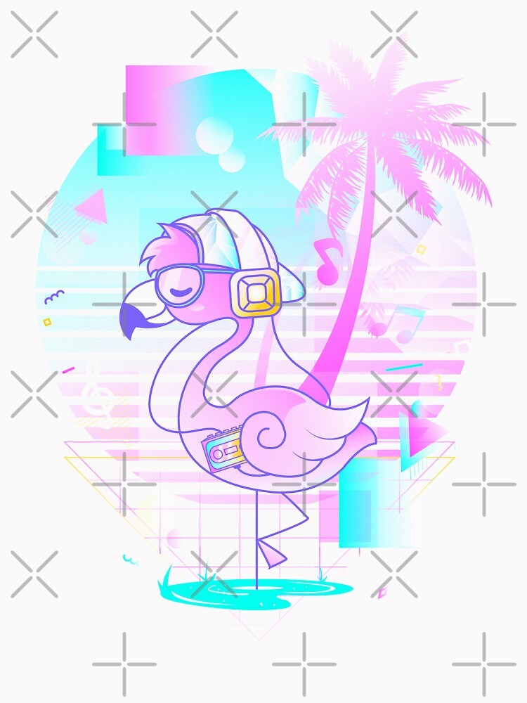 Retro Flamingo by DonnieArts