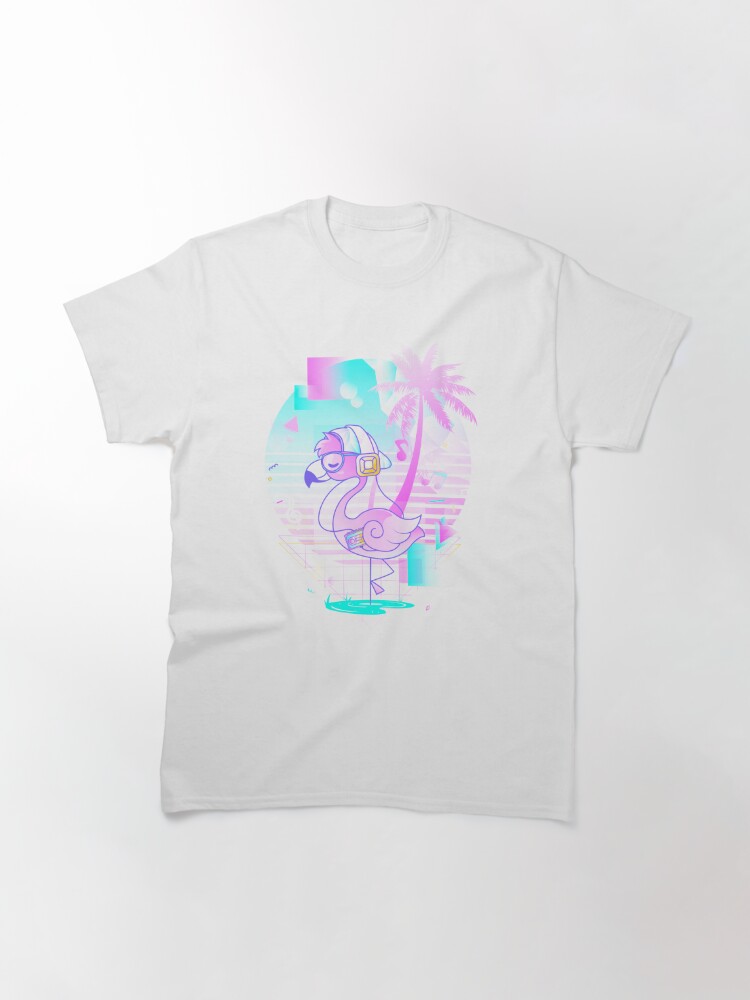 Alternate view of Retro Flamingo Classic T-Shirt