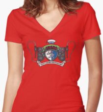 Venkman Family Crest Women's Fitted V-Neck T-Shirt