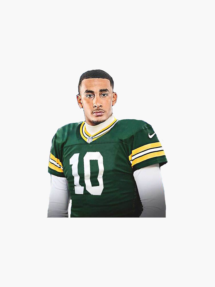 Jordan Love Green Bay Packers Quarterback' Sticker for Sale by dextergt