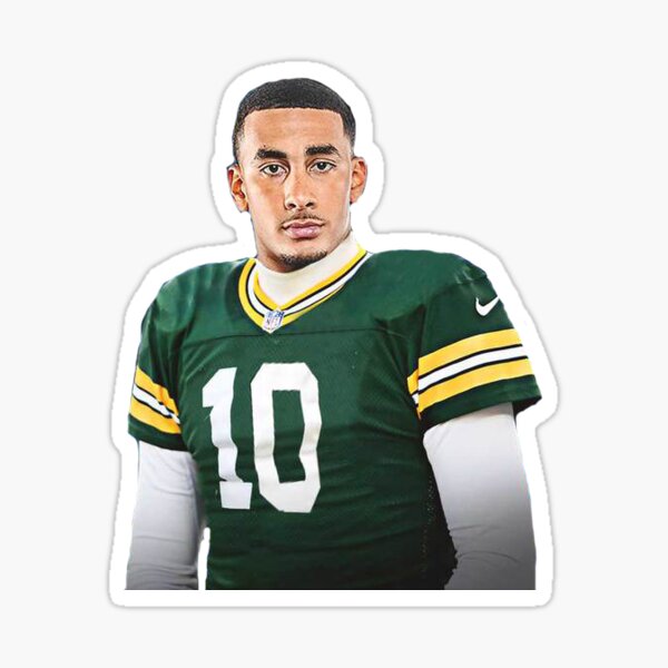 Aaron Rodgers Home Jersey Sticker for Sale by designsheaven