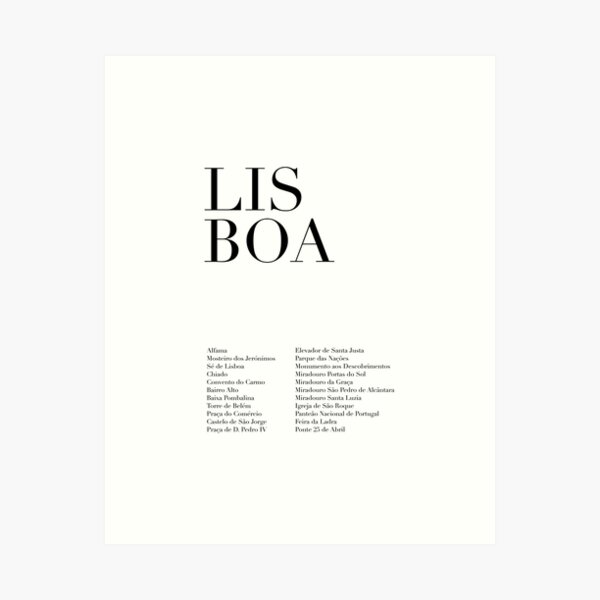 Aperçu de l'œuvre Lisboa créée et vendue par wisemagpie.