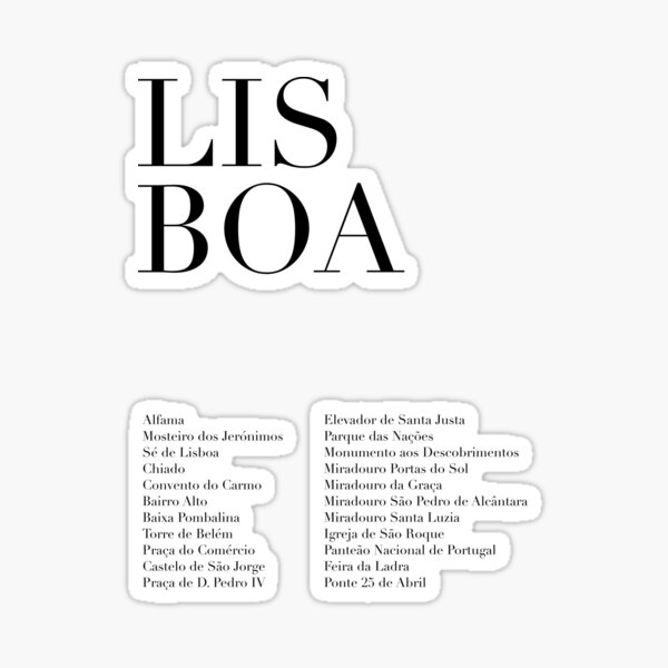 Artikel-Vorschau von Lisboa, designt und verkauft von wisemagpie.
