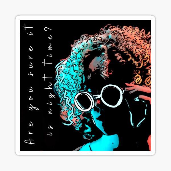 what time is it? Sticker