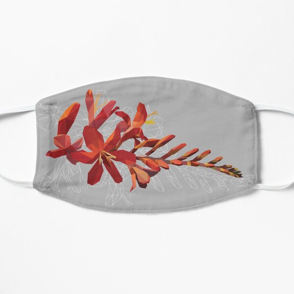 Blooming Poly Crocosmia Flat Mask