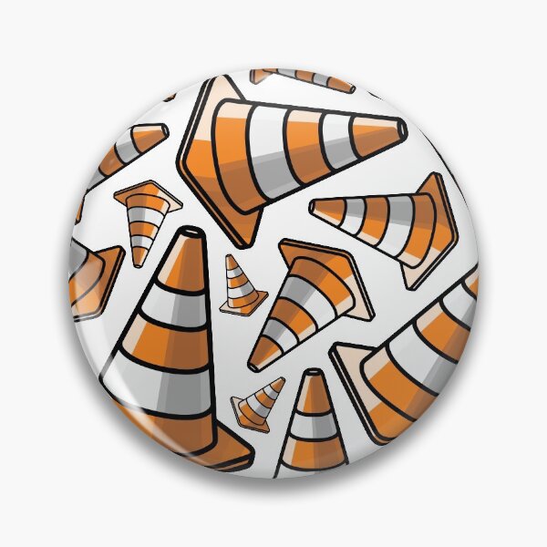 Item preview, Traffic Cone - Orange and White Pattern designed and sold by TswizzleEG.