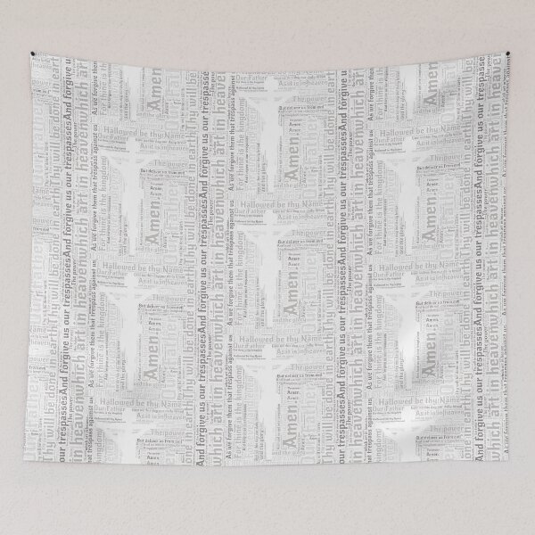 Item preview, LORD's Prayer - English - Grey designed and sold by HeckaDoodleDo.