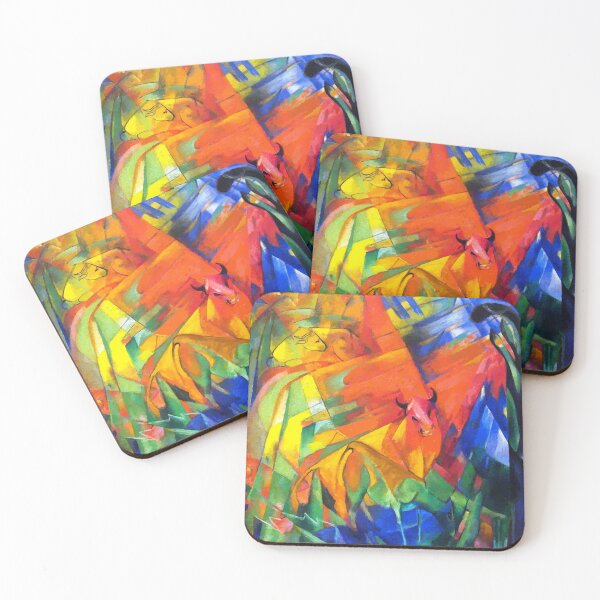 Item preview, 1914 Franz Marc Animals in a Landscape designed and sold by digitalvintage.