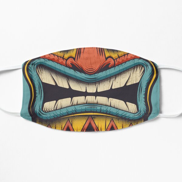 Totem masque tribal Tiki Masque sans plis
