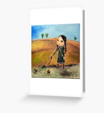 Little Lady Greeting Card
