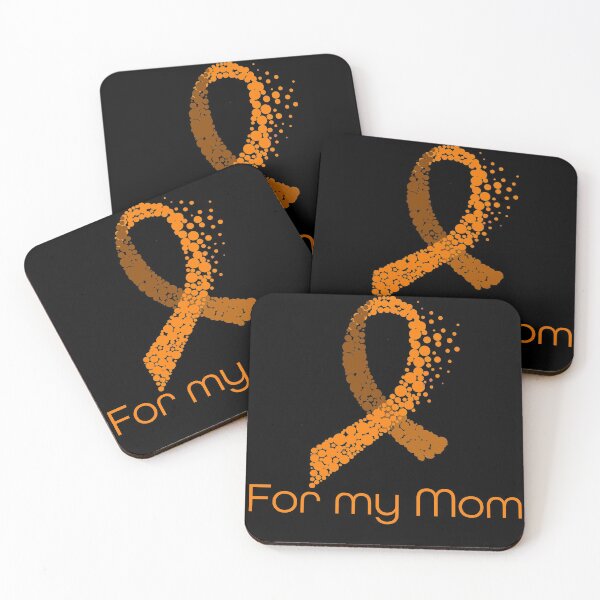 Item preview, Multiple Sclerosis (MS) awareness ribbon - I'm supporting you my lovely mom designed and sold by MustaFighter.