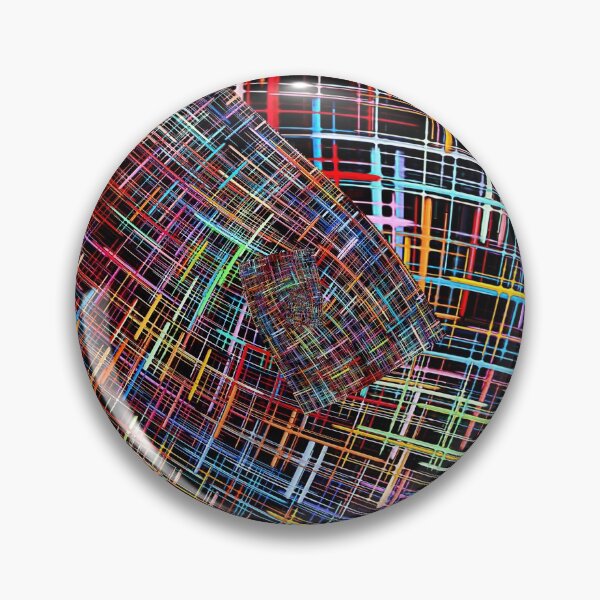 Item preview, Abstract multicolored checkered fractals pattern.  designed and sold by IaroslavB.