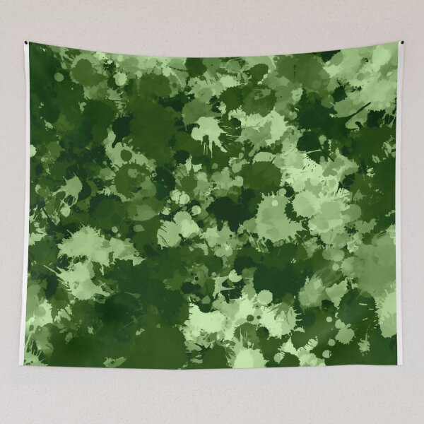 Item preview, Green Paint Splatter Camo  designed and sold by BigTexFunkadelic.