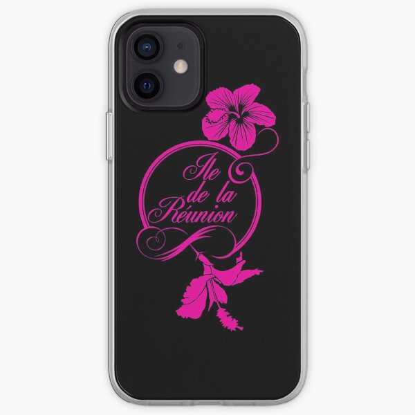 Hibiscus - Ile de La Reunion - Fuchsia Coque souple iPhone