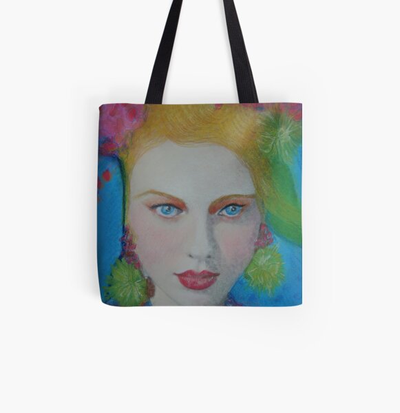 "Vogue Vixen" All Over Print Tote Bag