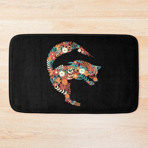 Item preview, Jumping Flower Fox / Wild Forest Animal Colorful Spring Summer Colour Flowers Blossom Predator Clever Smart Cunning Gift Idea designed and sold by SimonGs.