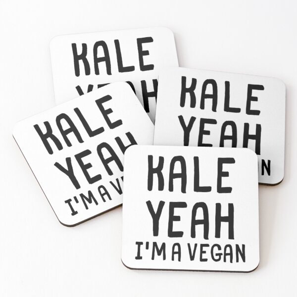 Item preview, Kale Yeah I'm A Vegan designed and sold by CatMonkStudios.