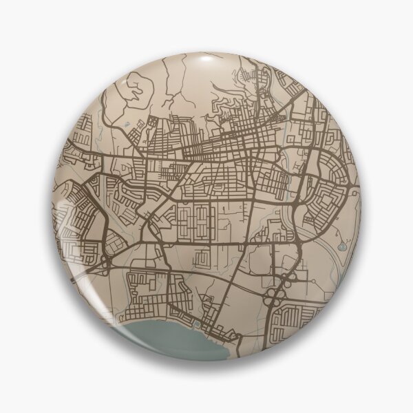Item preview, Ponce Sepia Map designed and sold by CPTVDesign.