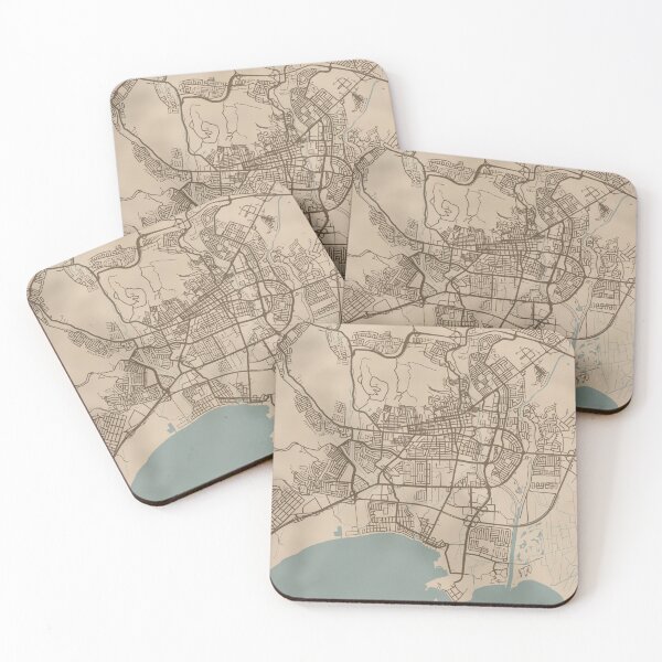 Item preview, Ponce Sepia Map designed and sold by CPTVDesign.