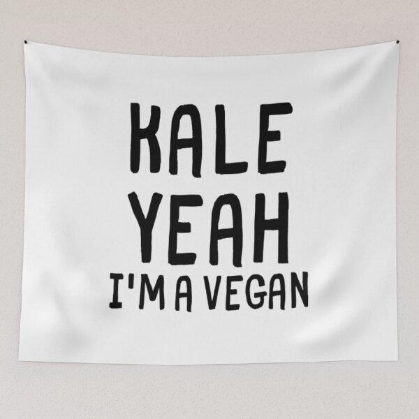 Item preview, Kale Yeah I'm A Vegan designed and sold by CatMonkStudios.